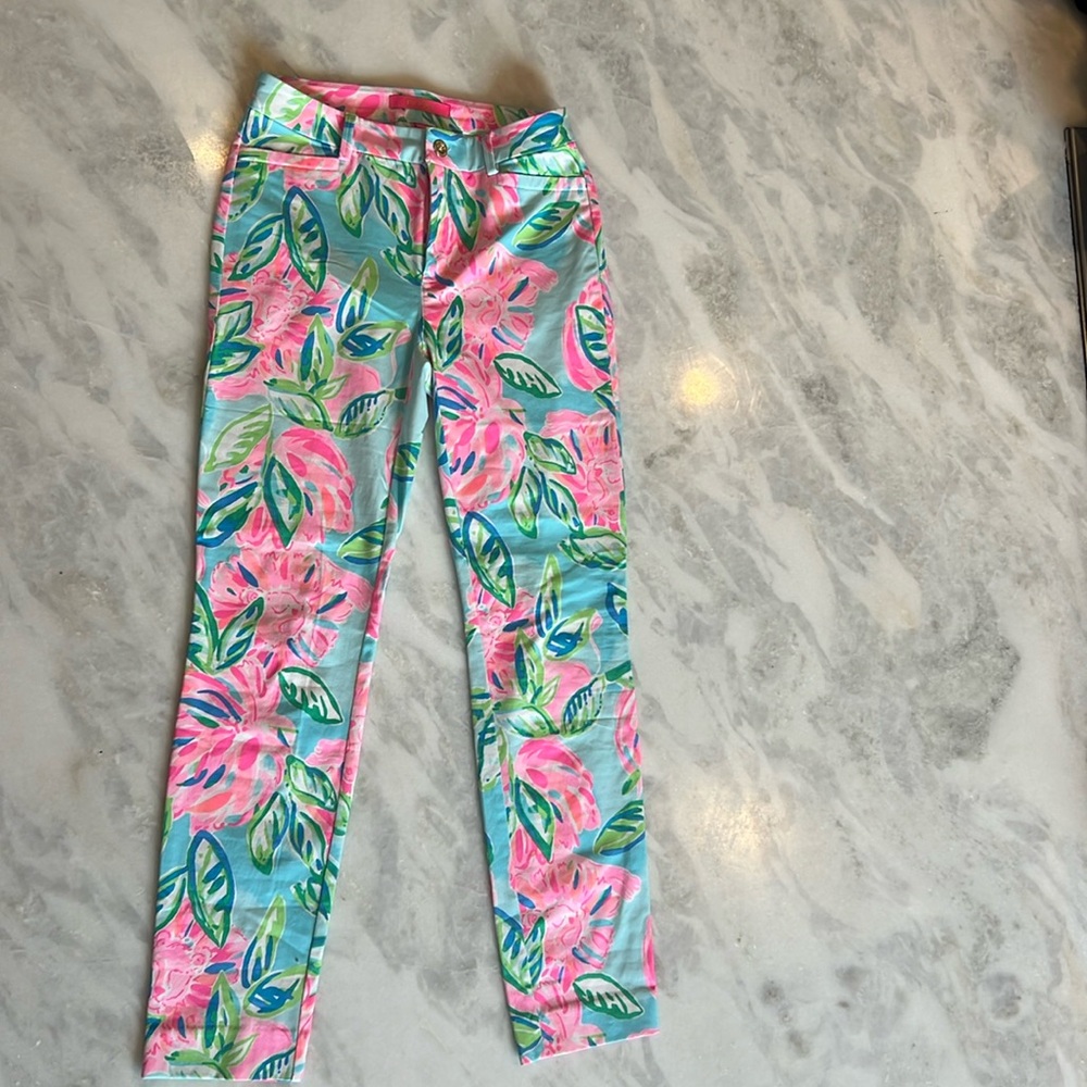 Lily Pulitzer ankle length pants size 0